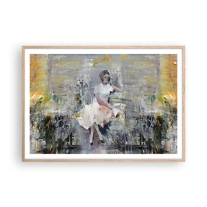 Plakát v rámu světlý dub - Klasická a moderní - 100x70 cm