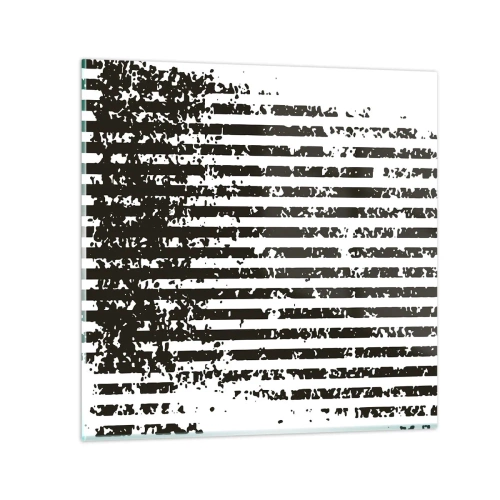 Obraz na skle - Rytmus a šum - 70x70 cm