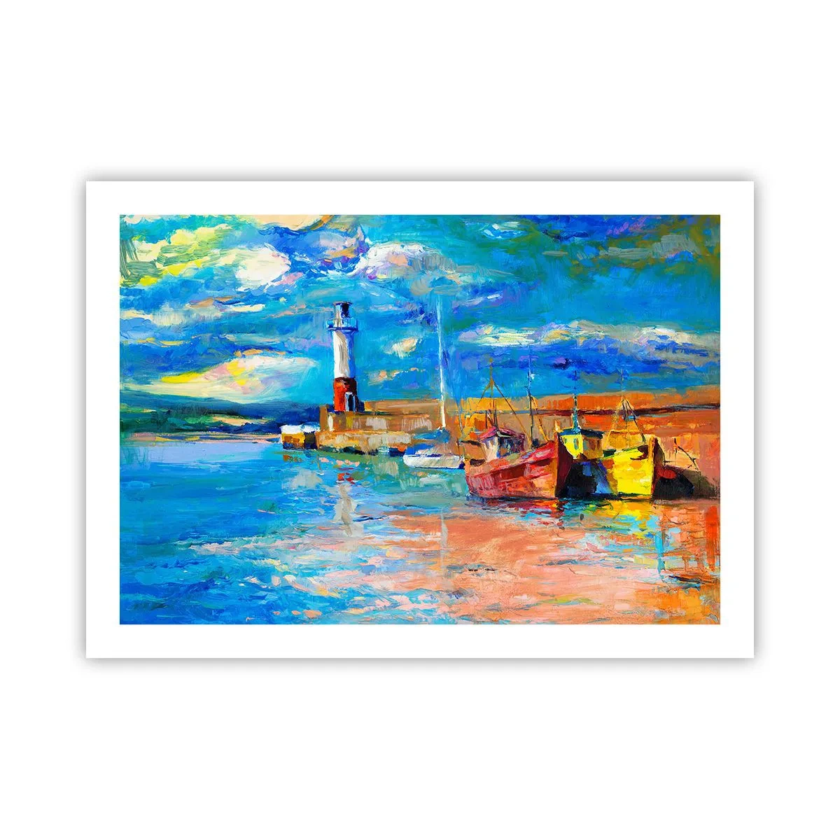 Plakát - Odpoledne v duhové zátoce - 70x50 cm