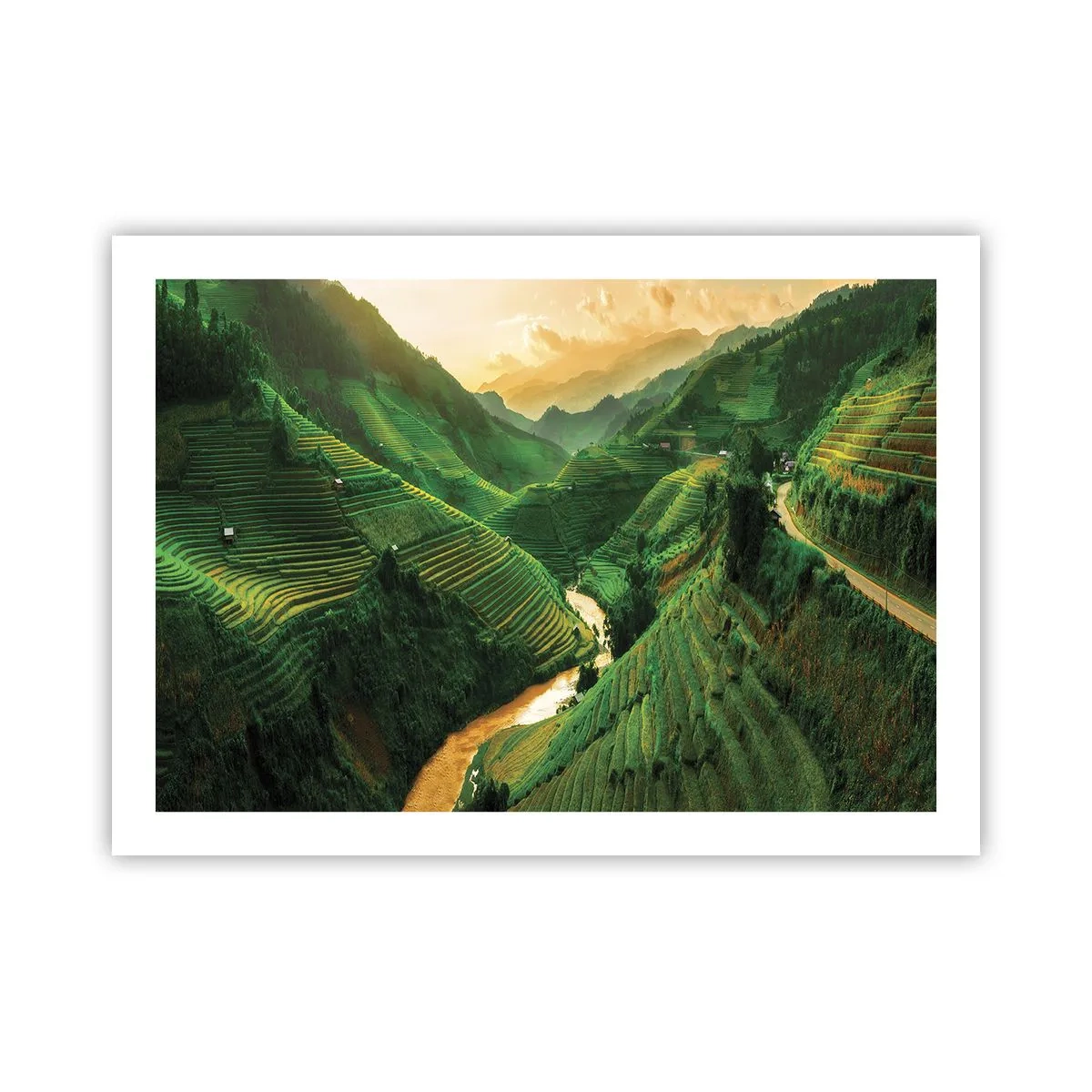 Plakát - Vietnamské údolí - 70x50 cm