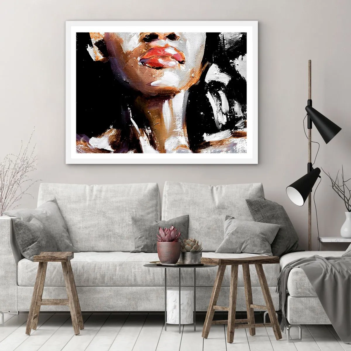 Plakát v bílém rámu - Hrdost bez předsudků - 91x61 cm