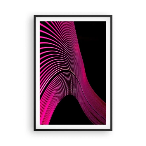Plakát v černém rámu - Alej světla - 61x91 cm