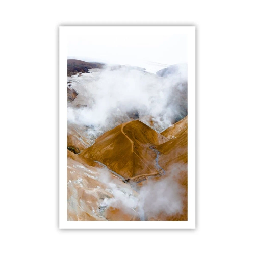 Plakát - Drsná krása Islandu - 61x91 cm