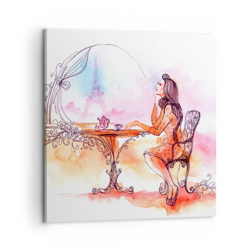 Obraz na plátně - Pařížská elegance - 50x50 cm
