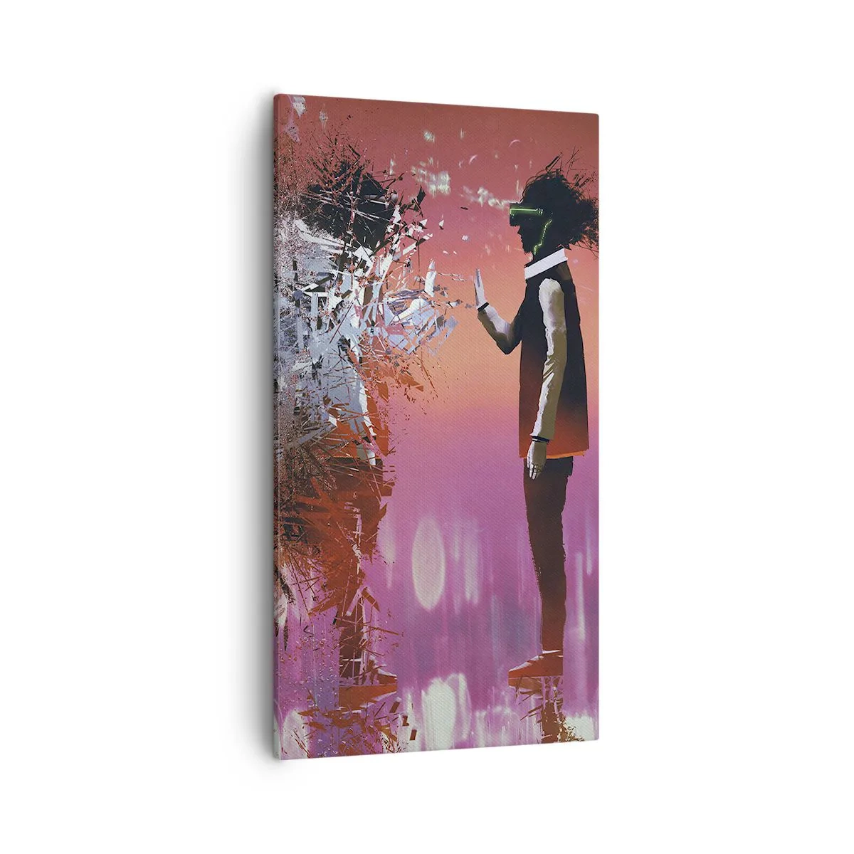 Obraz na plátně - Lze nahlédnut do sebe? - 55x100 cm