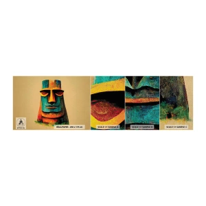 Vzor Fototapety Premium Canvas - Sošný, ale sympatický - Socha, Sochařství, Kus - 100x30 cm