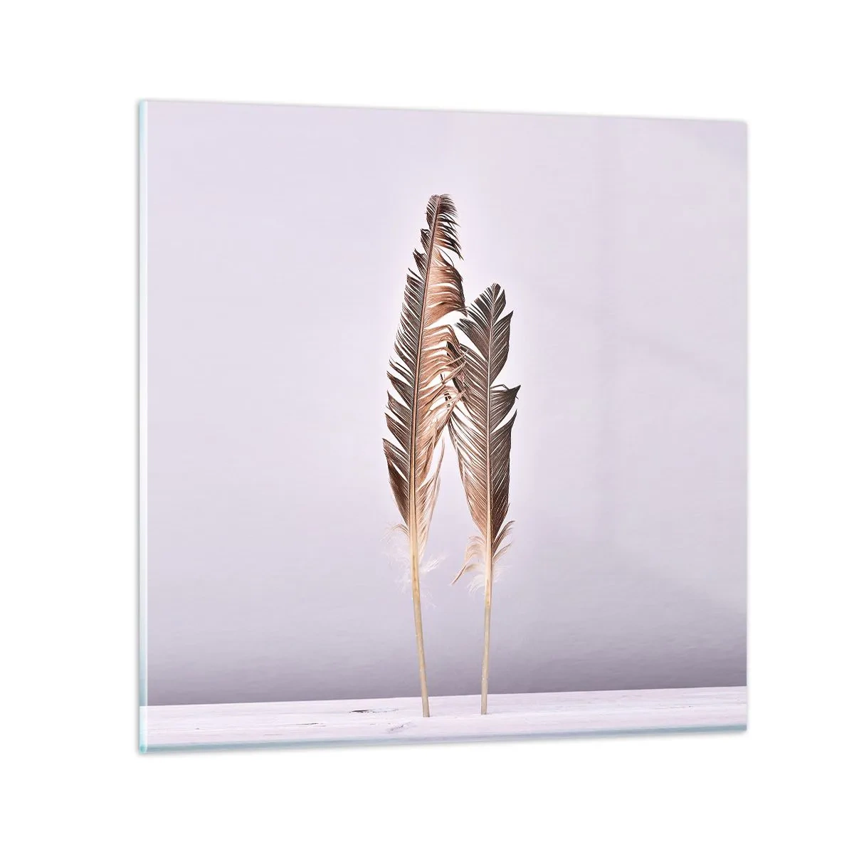 Obraz na skle - Proti nicotě - 40x40 cm