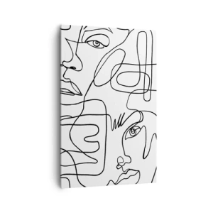 Obraz na plátně - Ve spletených emocích - 80x120 cm