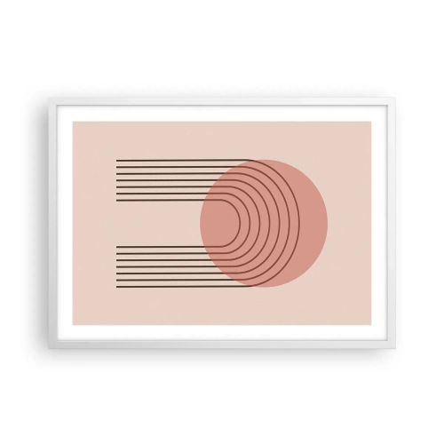 Plakát v bílém rámu - Neodolatelná přitažlivost - 70x50 cm