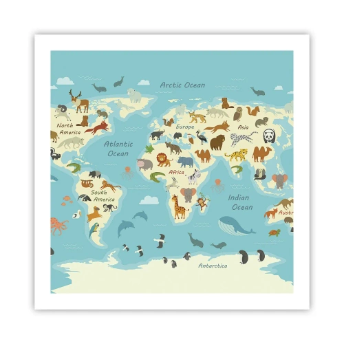 Plakát - Dobří sousedé - 60x60 cm