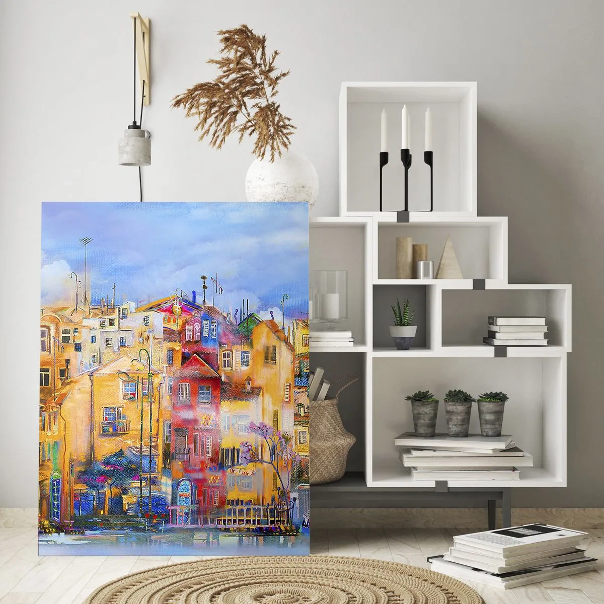 Obraz na skle - Jsme spolu - 50x70 cm
