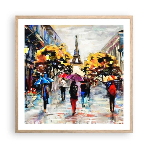 Plakát v rámu světlý dub - Na podzim zvlášť krásný - 60x60 cm
