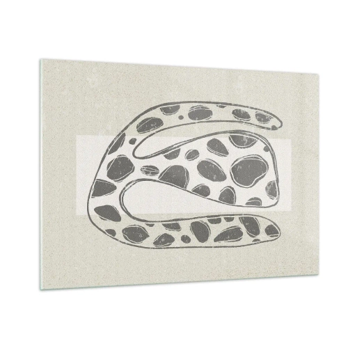 Obraz na skle - Bizarní bytost - 100x70 cm