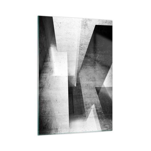 Obraz na skle - Struktura prostoru - 50x70 cm
