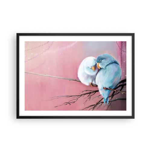 Plakát v černém rámu - Co k tomu dodat?… - 70x50 cm