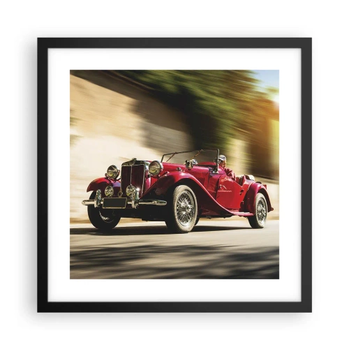 Plakát v černém rámu - Krásnější než Níké Samothrácká - 40x40 cm