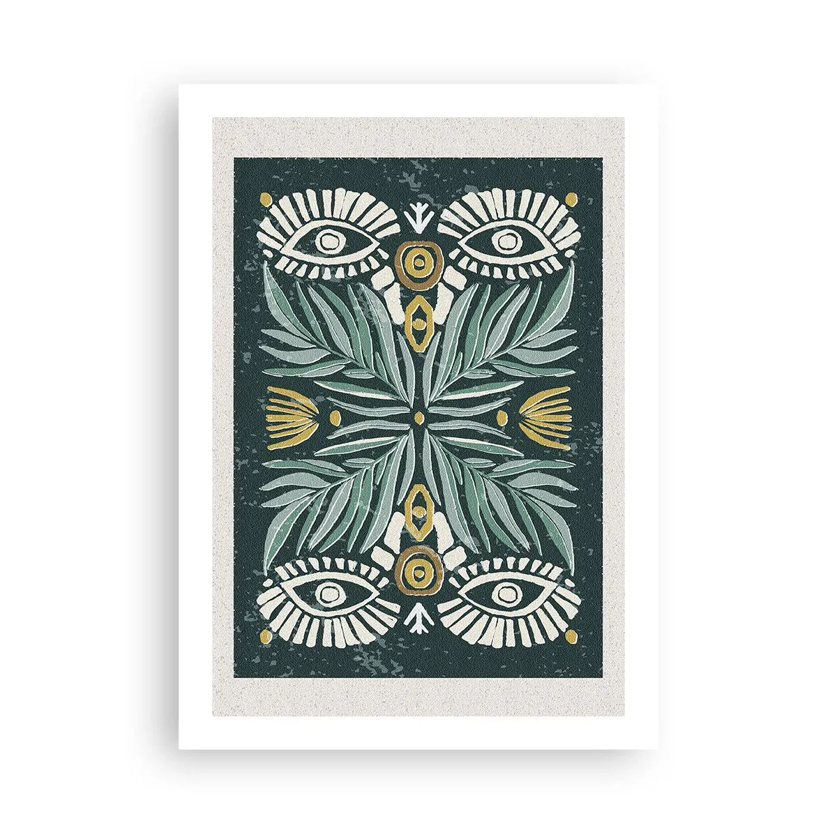 Plakát - Jako lidová vystřihovánka - 50x70 cm