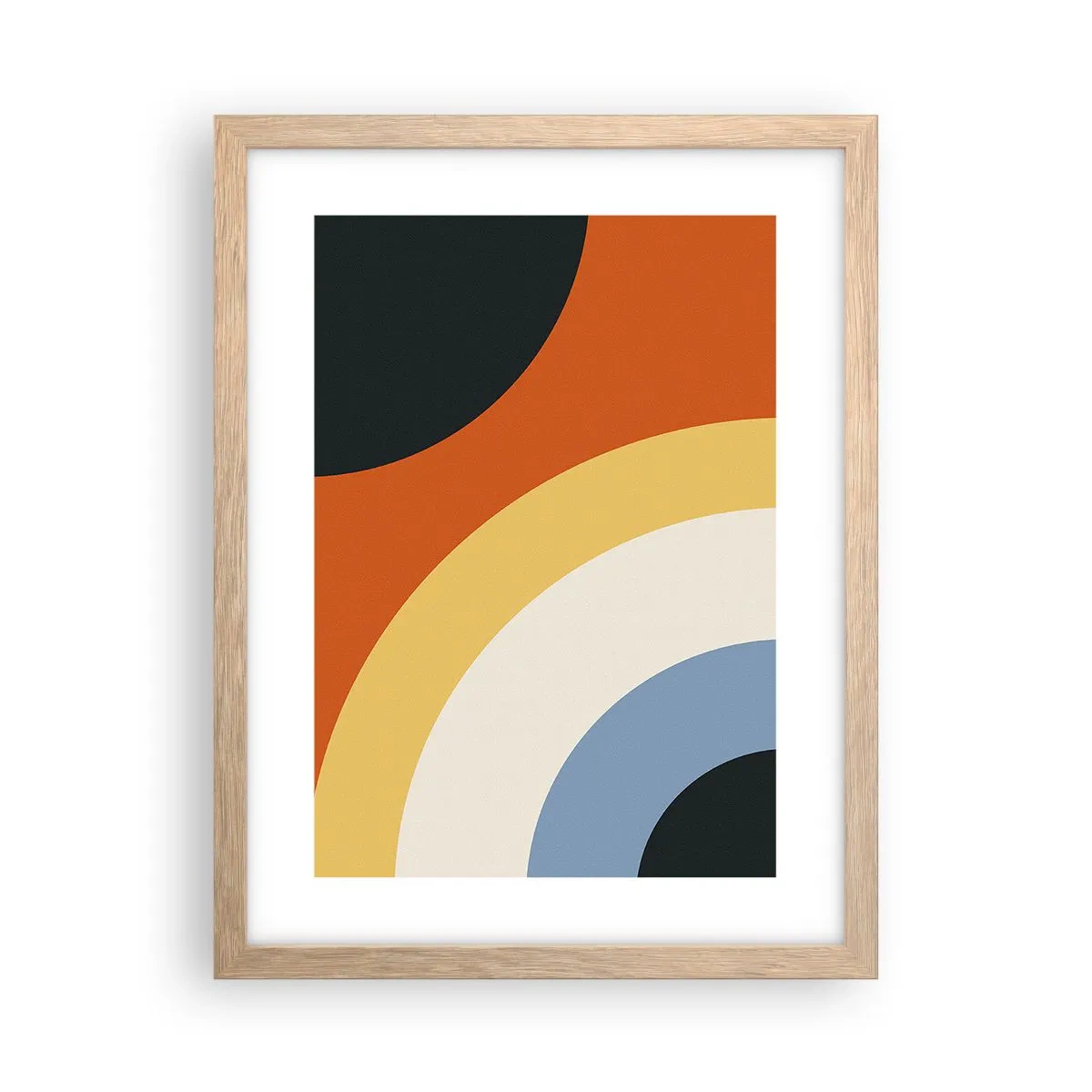 Plakát v rámu světlý dub - K sobě samému - 30x40 cm