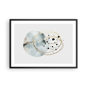 Plakát v černém rámu - V objetí prostoru - 70x50 cm