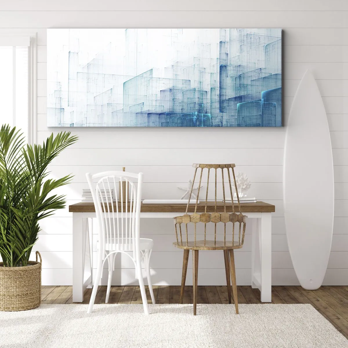 Obraz na plátně - Jak se stal prostor - 100x40 cm