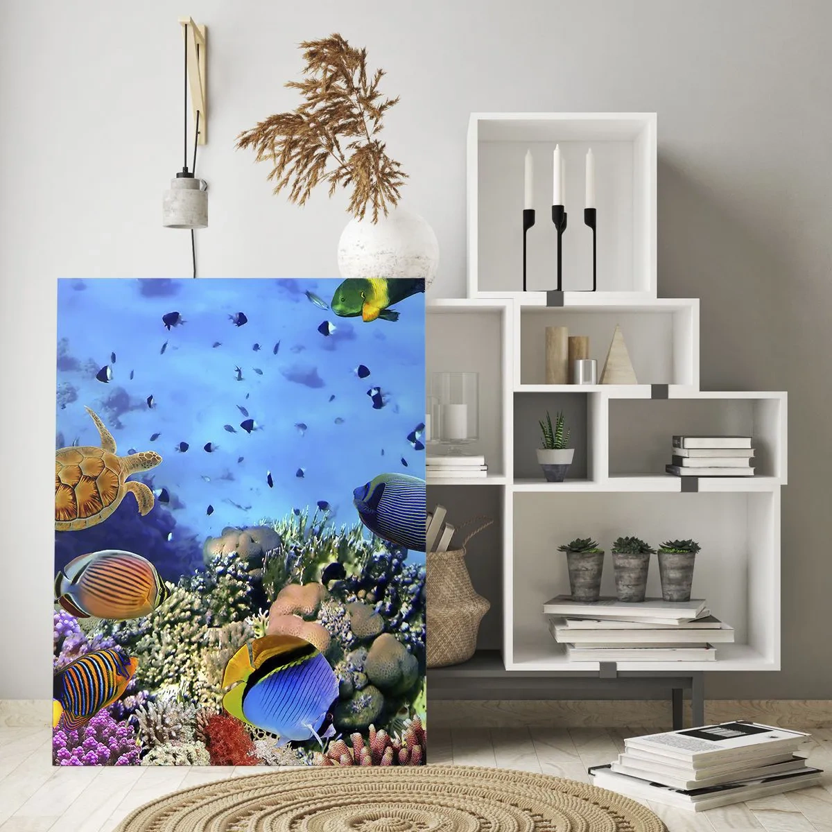 Obraz na skle - Co víme o životě… - 50x70 cm