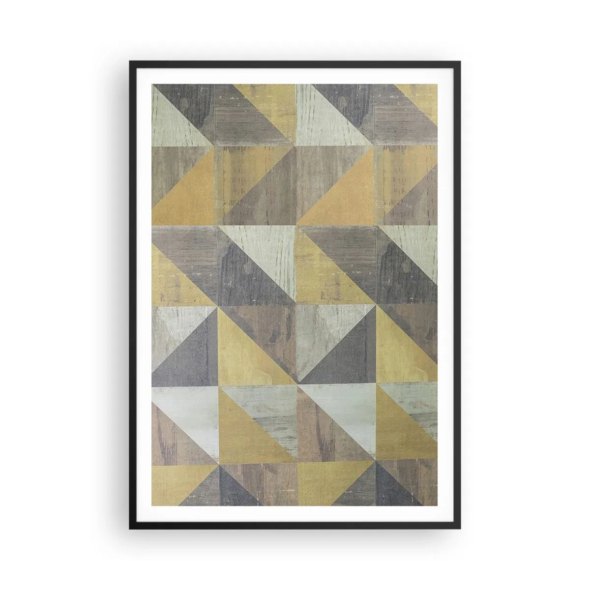 Plakát v černém rámu - V úhlu trojúhelníku - 70x100 cm
