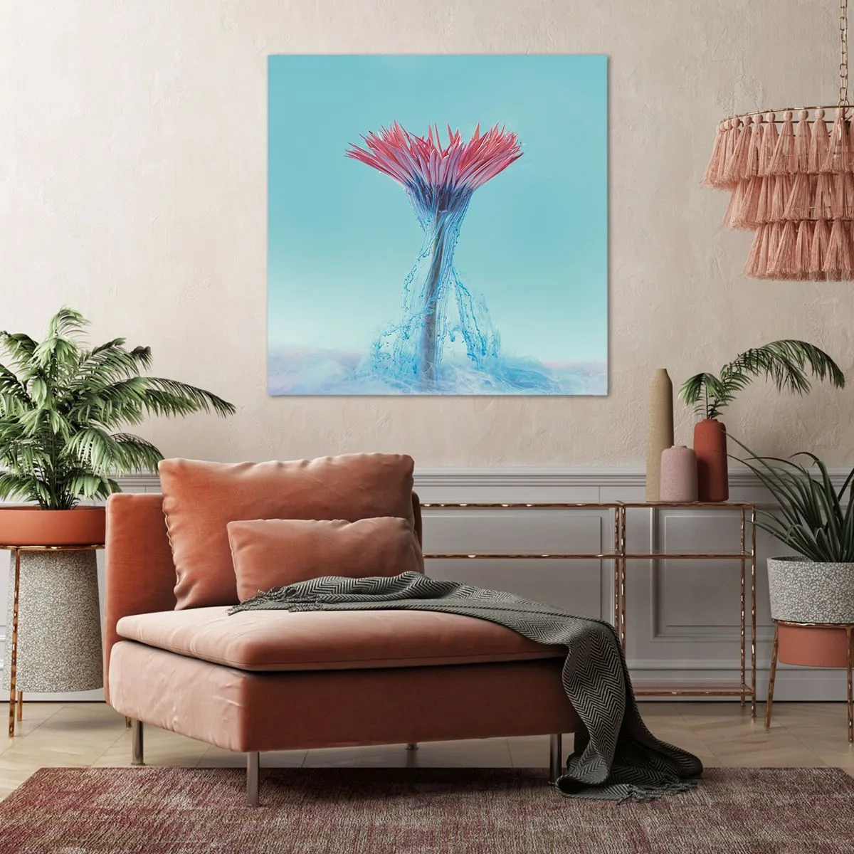 Obraz na plátně - V osvěžujícím objetí - 70x70 cm