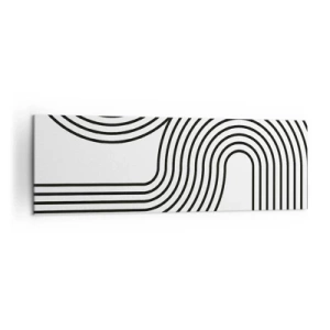 Obraz na plátně - V zatáčce - 160x50 cm