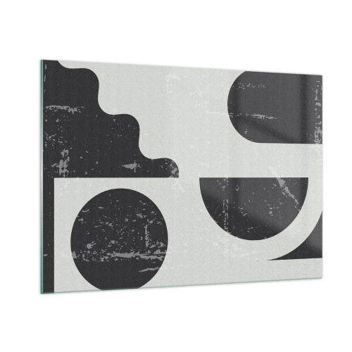 Obraz na skle - Kompozice nad a pod - 100x70 cm