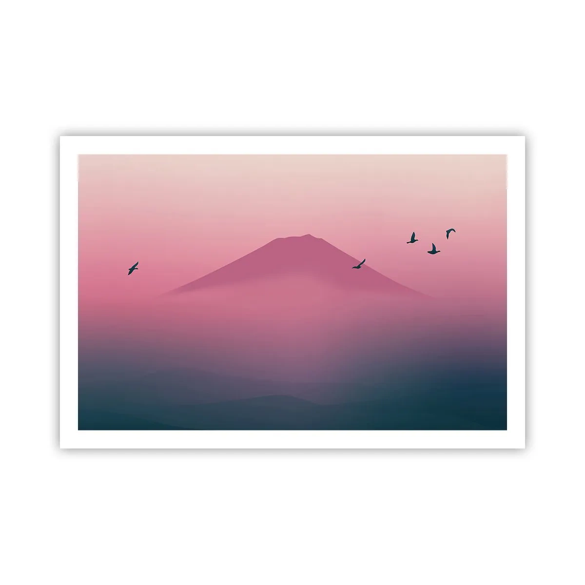 Plakát - Poutníci nad oblaky - 91x61 cm