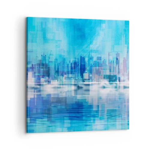 Obraz na plátně - Utopené v modři - 60x60 cm