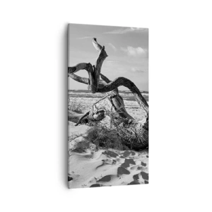 Obraz na plátně - Mořská socha - 55x100 cm