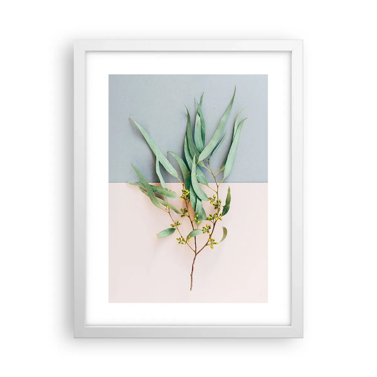 Plakát v bílém rámu - Pastelová jemnost - 30x40 cm