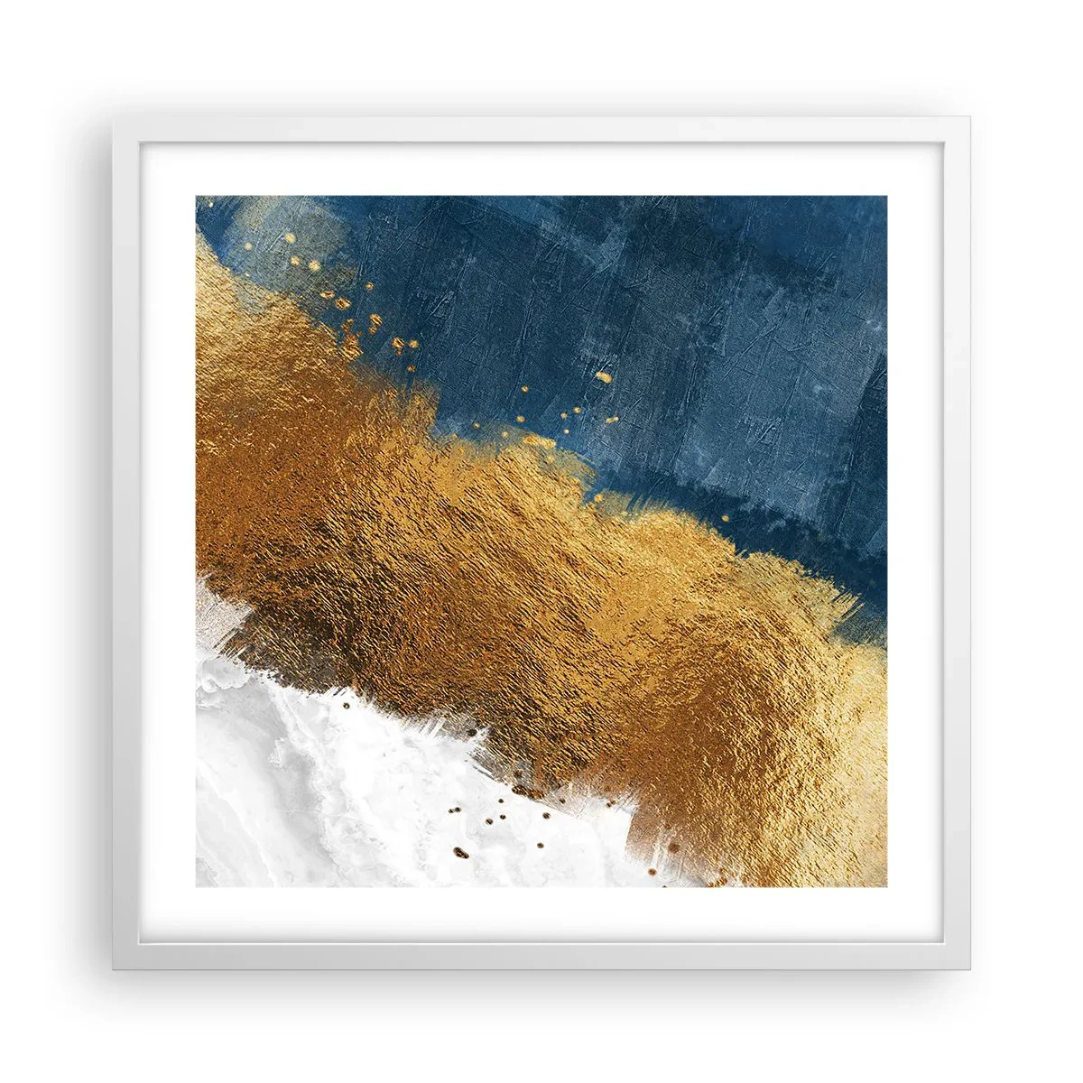 Plakát v bílém rámu - Barvy léta - 50x50 cm