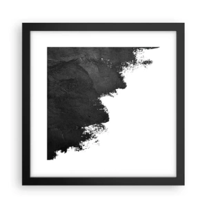 Plakát v černém rámu - Živly: země - 30x30 cm