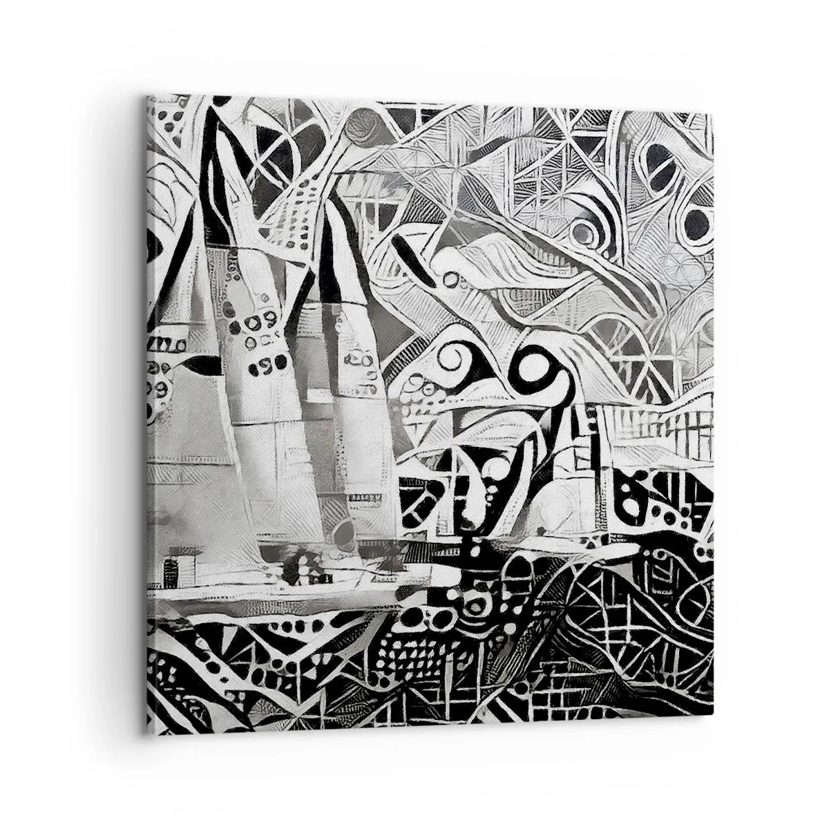 Obraz na plátně - Mezi vlnami - 60x60 cm