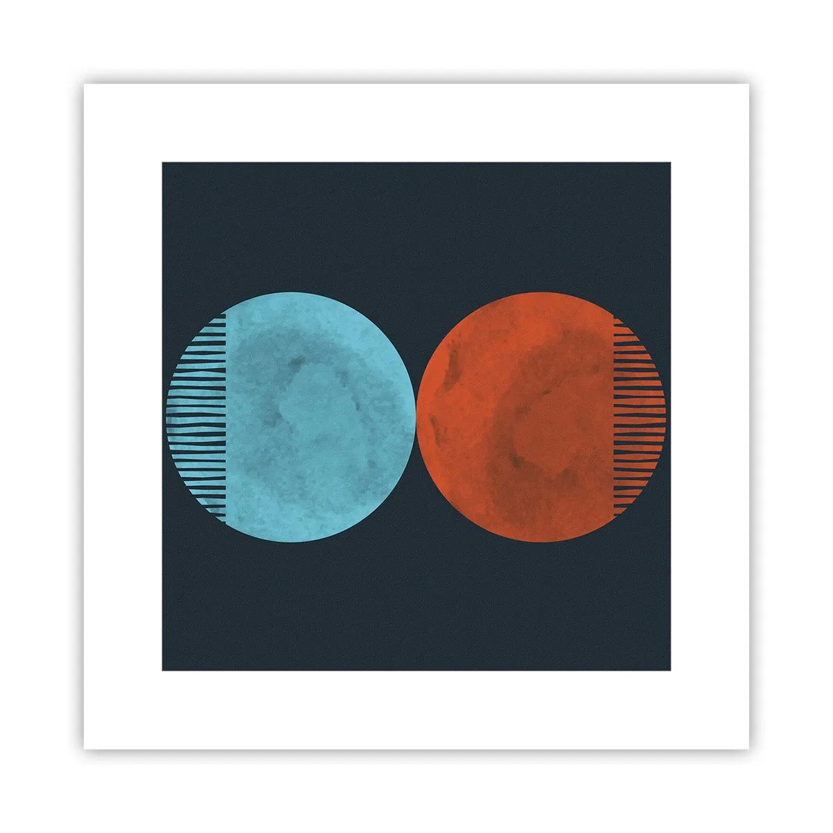 Plakát - Pouze geometrie? - 30x30 cm