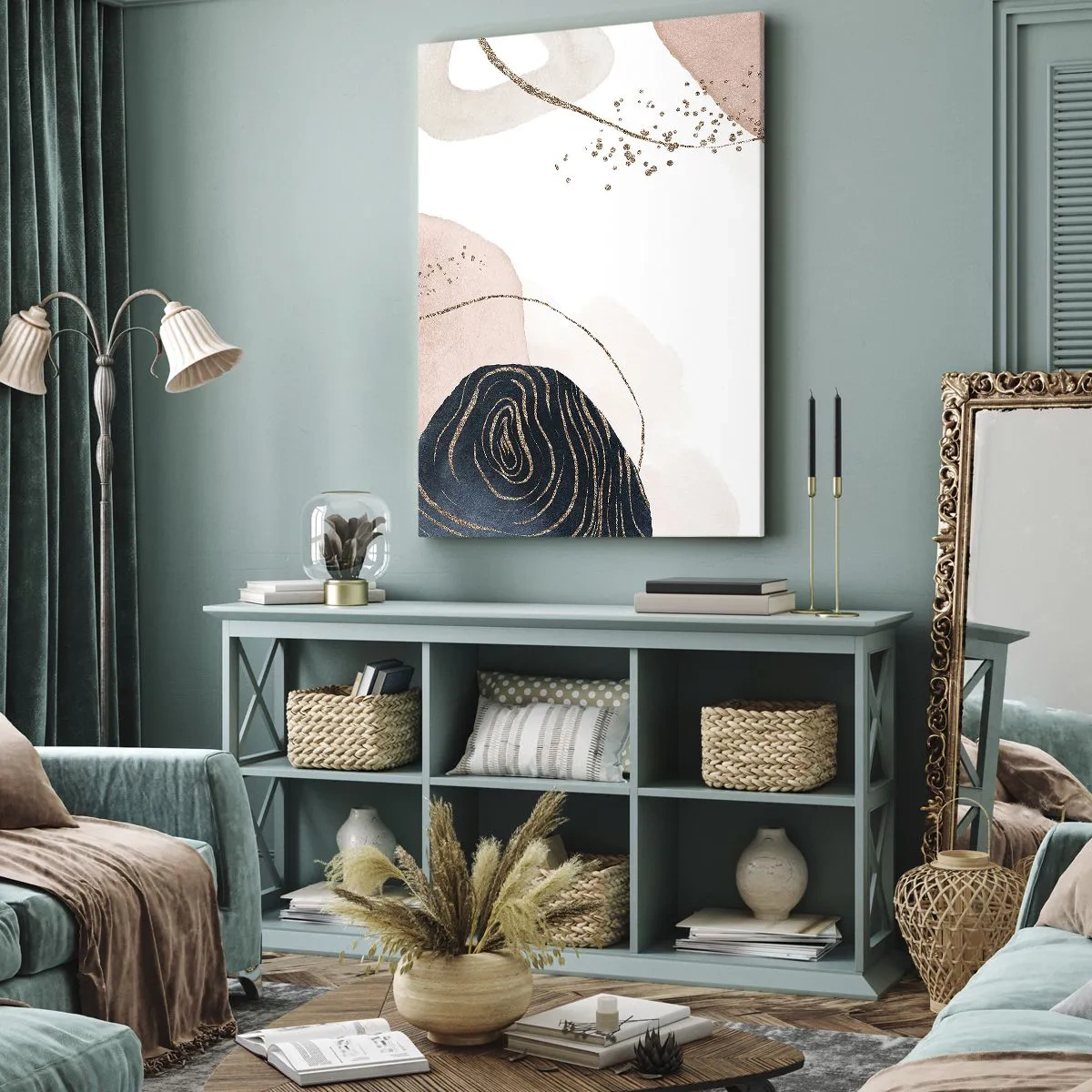 Obraz na plátně - Vše plyne - 55x100 cm