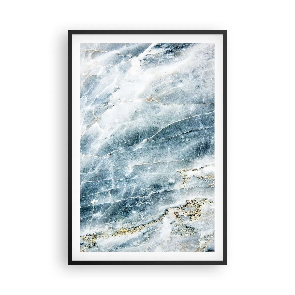 Plakát v černém rámu - Ledový svět - 61x91 cm