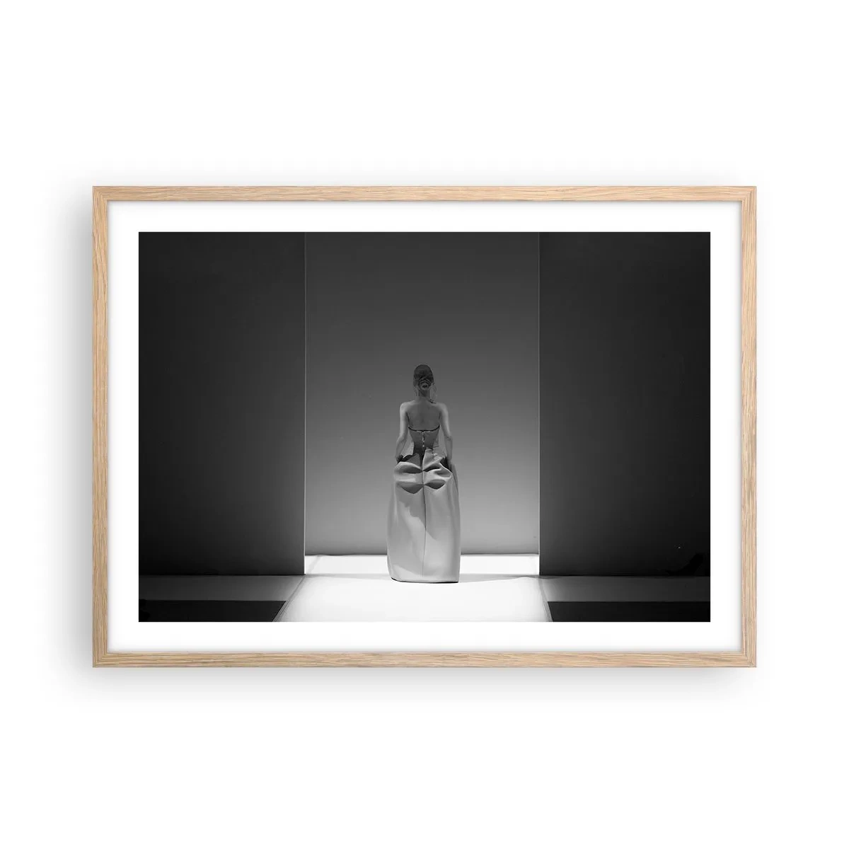 Plakát v rámu světlý dub - Rafinovaná jednoduchost - 70x50 cm