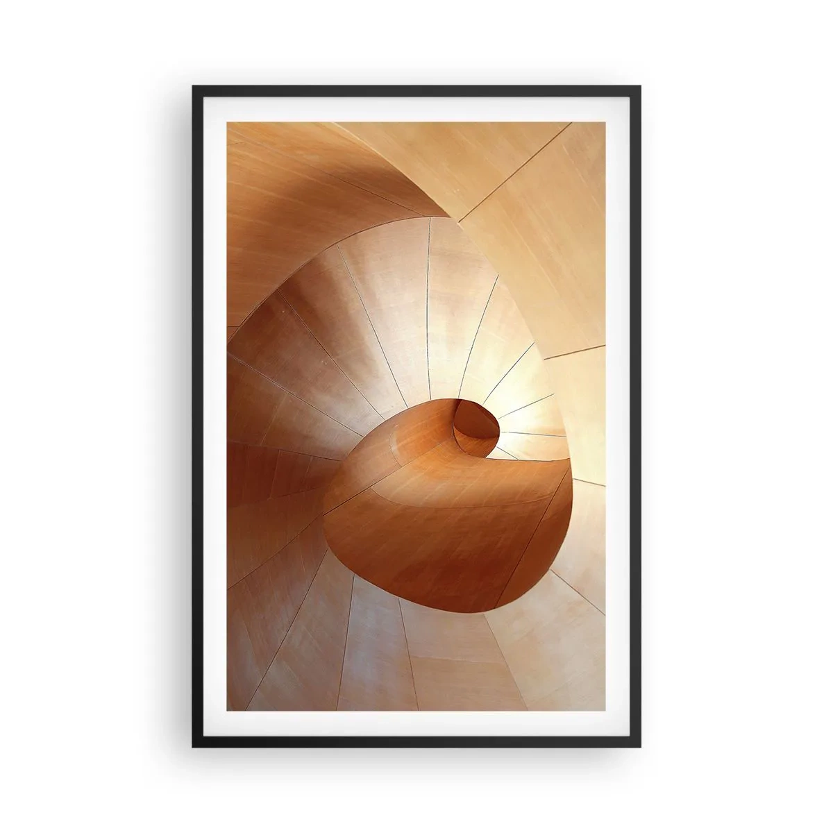 Plakát v černém rámu - Architektonická serpentina - 61x91 cm