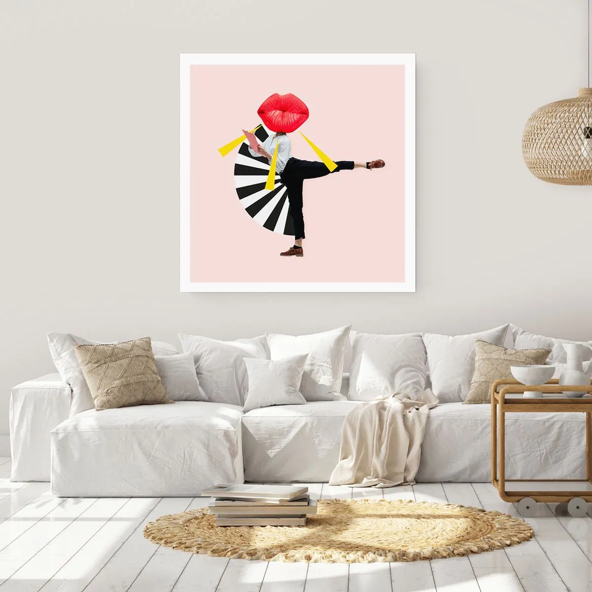 Plakát - Surrealistický pop-art - 60x60 cm