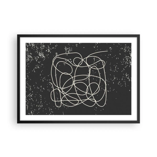 Plakát v černém rámu - Toulání myslí - 70x50 cm