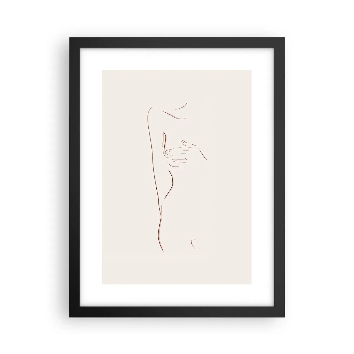 Plakát v černém rámu - Tvar touhy - 30x40 cm