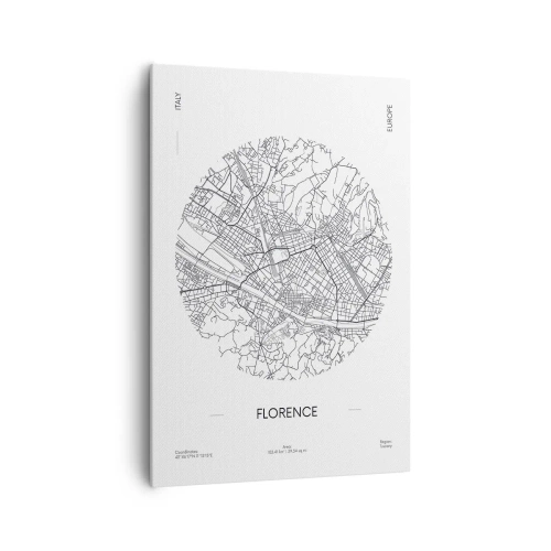 Obraz na plátně - Anatomie Florencie - 70x100 cm