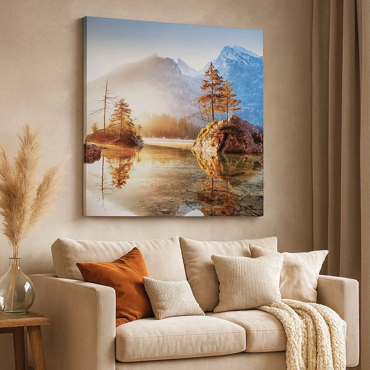 Obraz na plátně - Příroda v novém světle - 30x30 cm