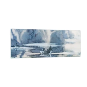 Obraz na skle - Rybáři ve svém ráji - 140x50 cm