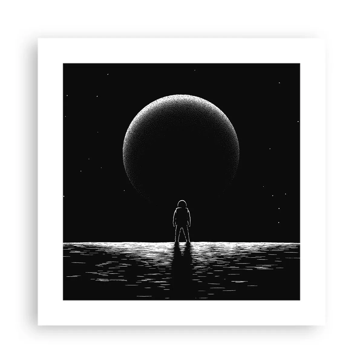 Plakát - Tváři v tvář - 40x40 cm