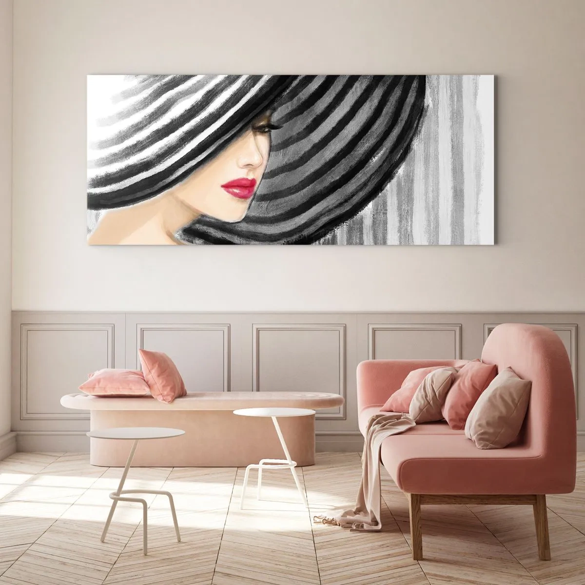 Obraz na skle - Kde tě hledat? - 100x40 cm