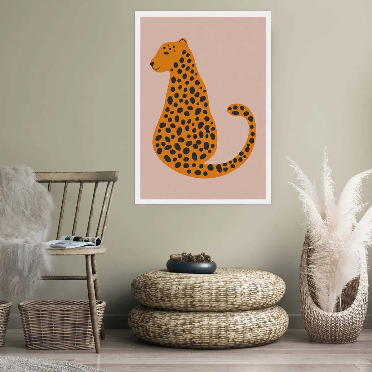 Plakát - Leopardní vzor je v módě - 61x91 cm